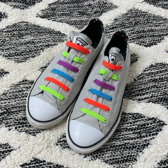 Converse All Start Classis Canvas Tennis Shoes Unisex size 5 Colorful - Picture 1 of 7